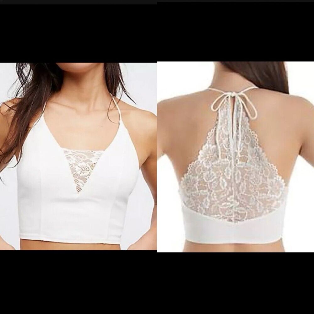 NEW Free People Intimately FP The Century Brami Longline Bralette SMALL